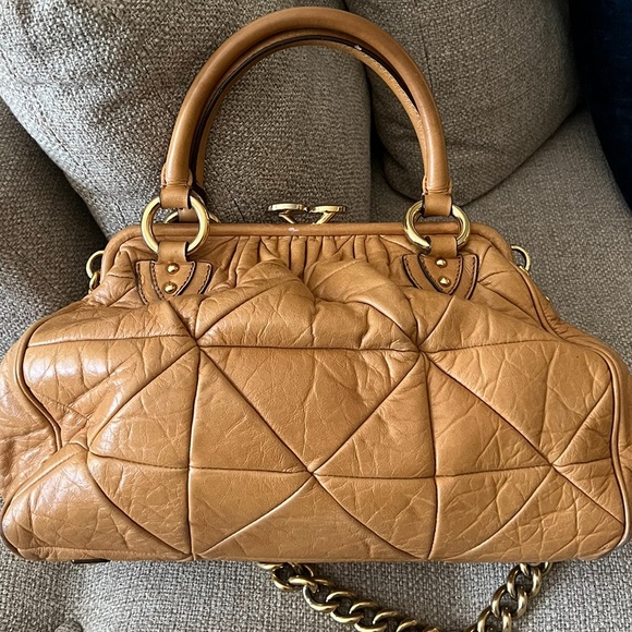 Marc Jacobs Stam Vintage Y2K Chain Strap Quilt Patch Satchel Handbag $1495 RARE - Picture 5 of 11